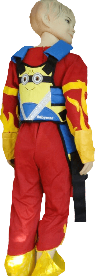 chaleco de seguridad para niños en moto